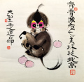 韩美林     猴