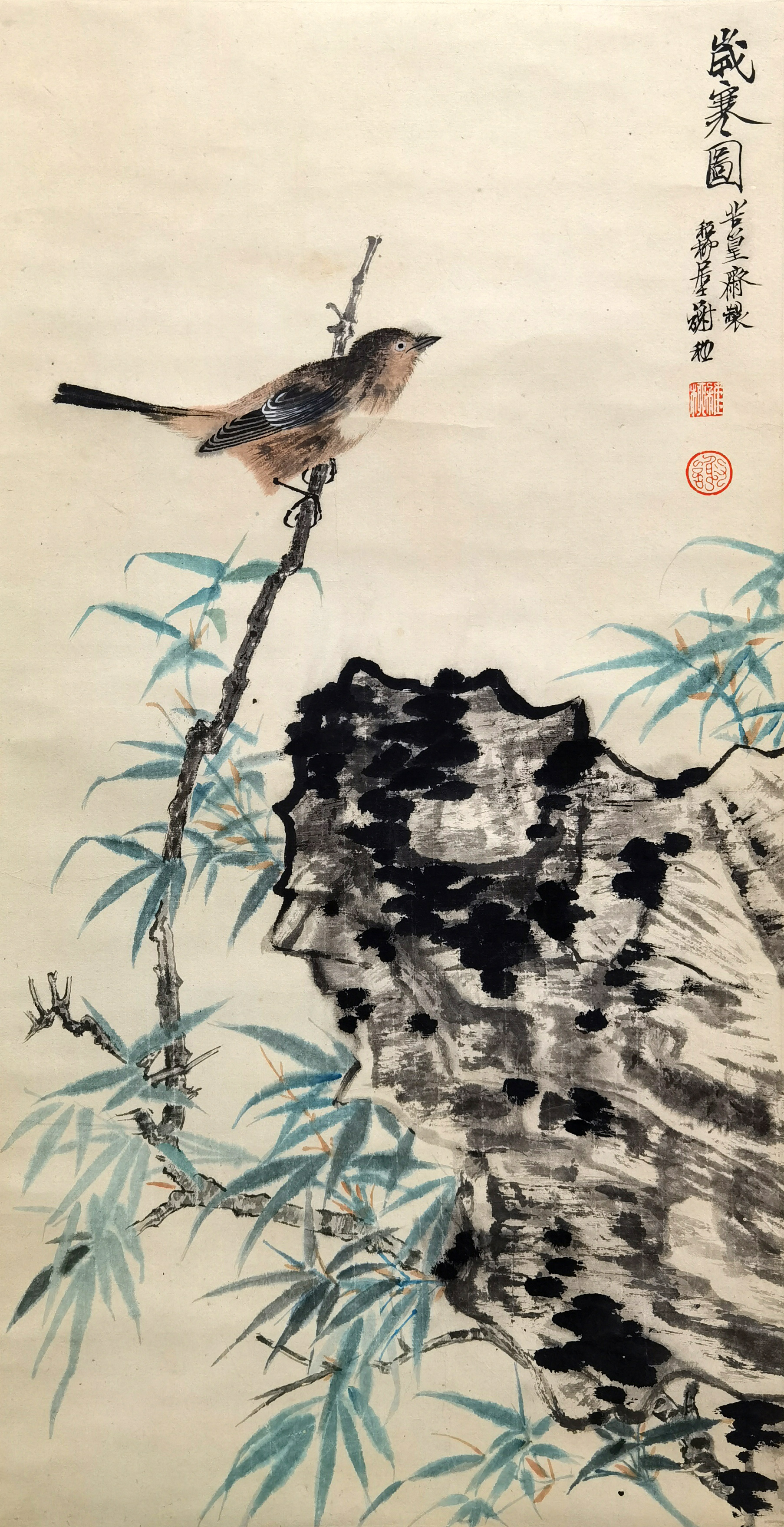 谢稚柳     花鸟