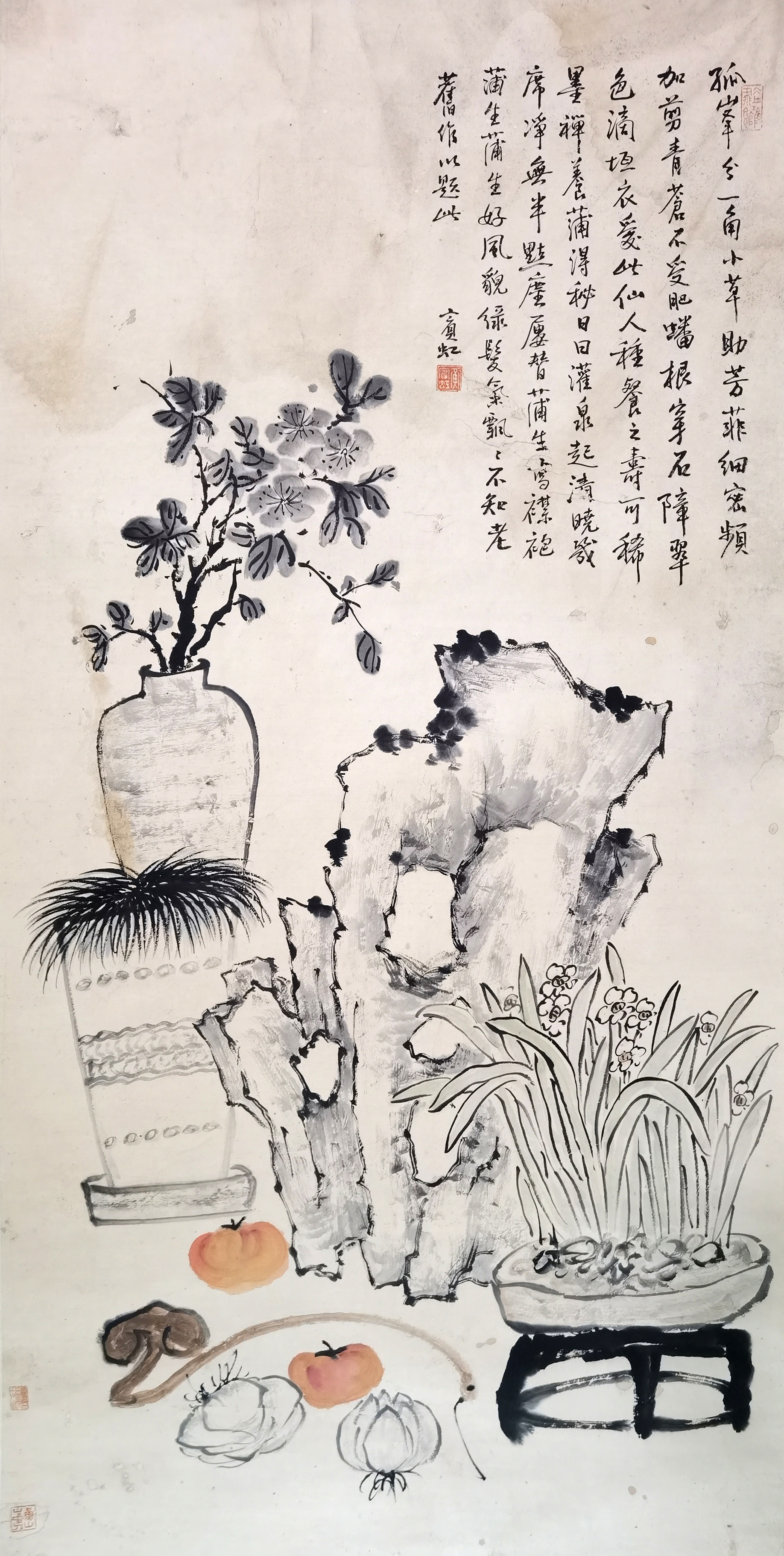 黄宾虹     花卉