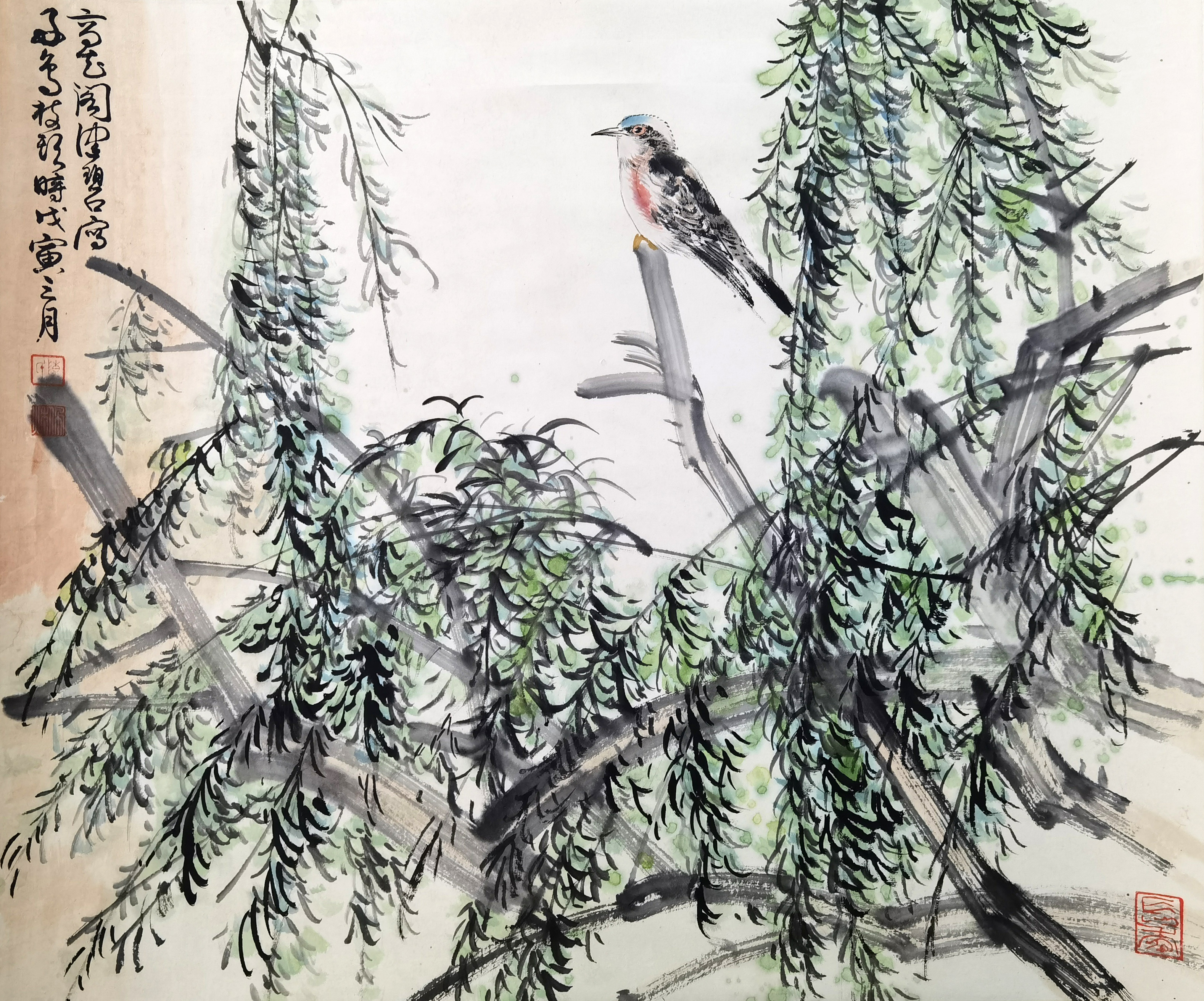 陈佩秋     花鸟