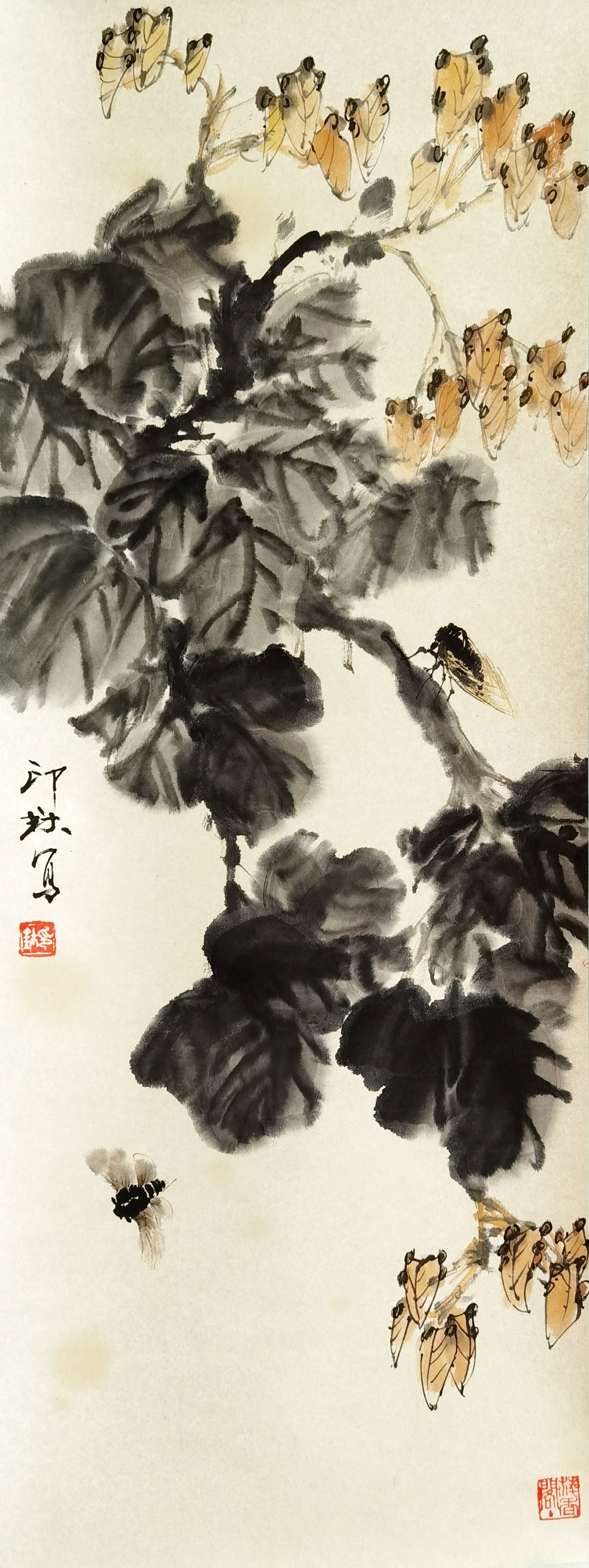 萧朗　     花鸟