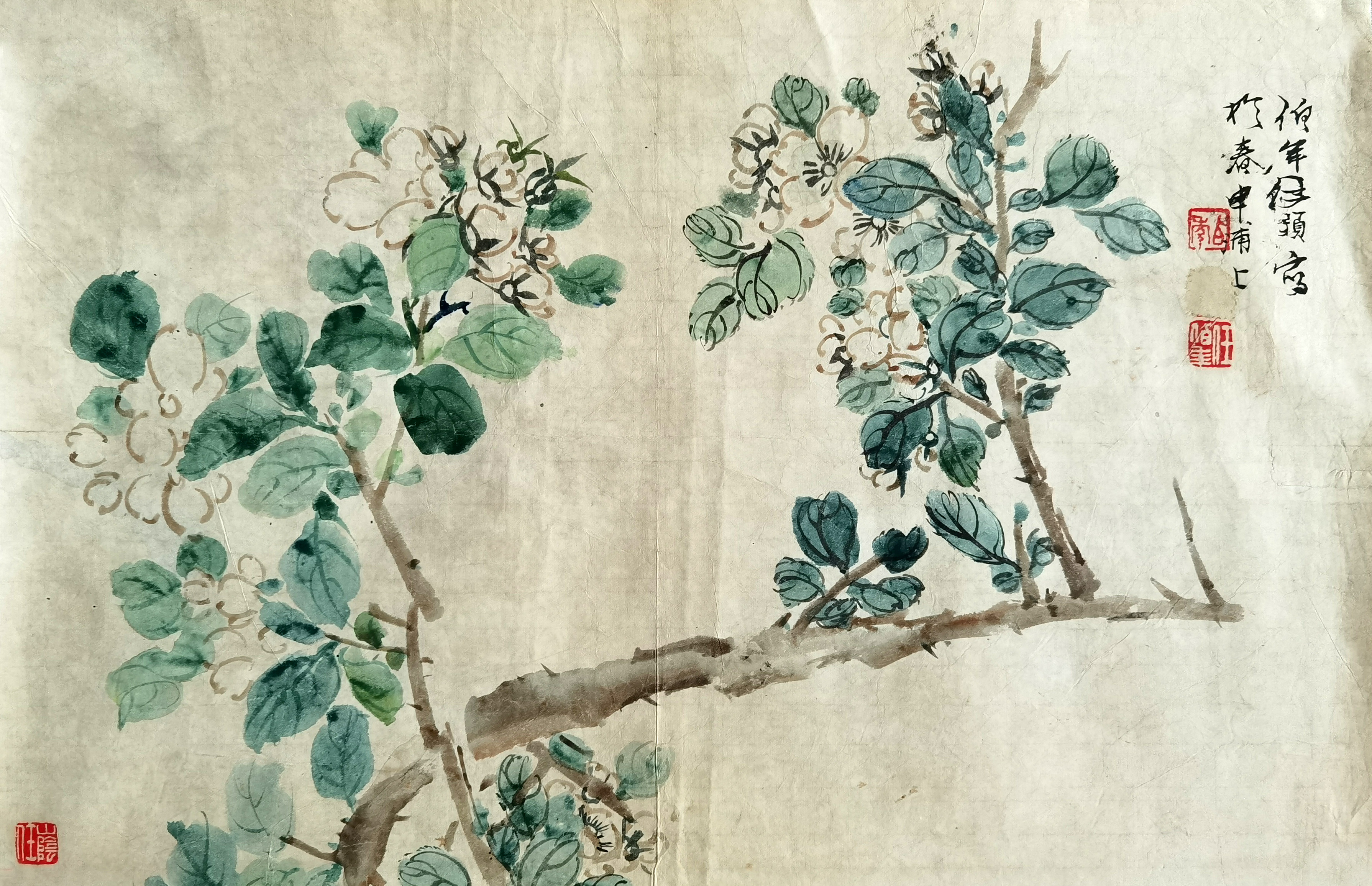 任伯年     花卉