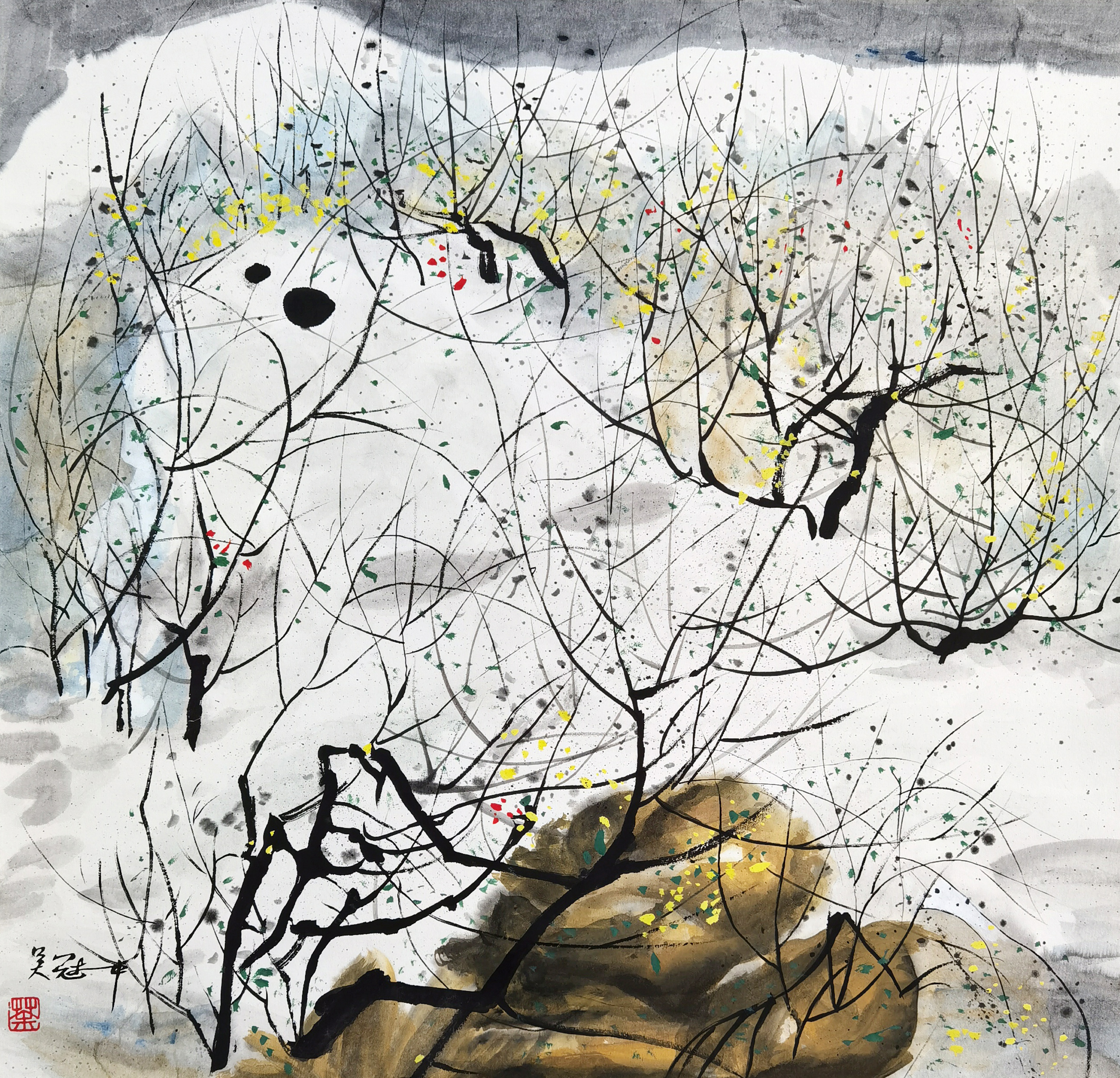吴冠中     风景