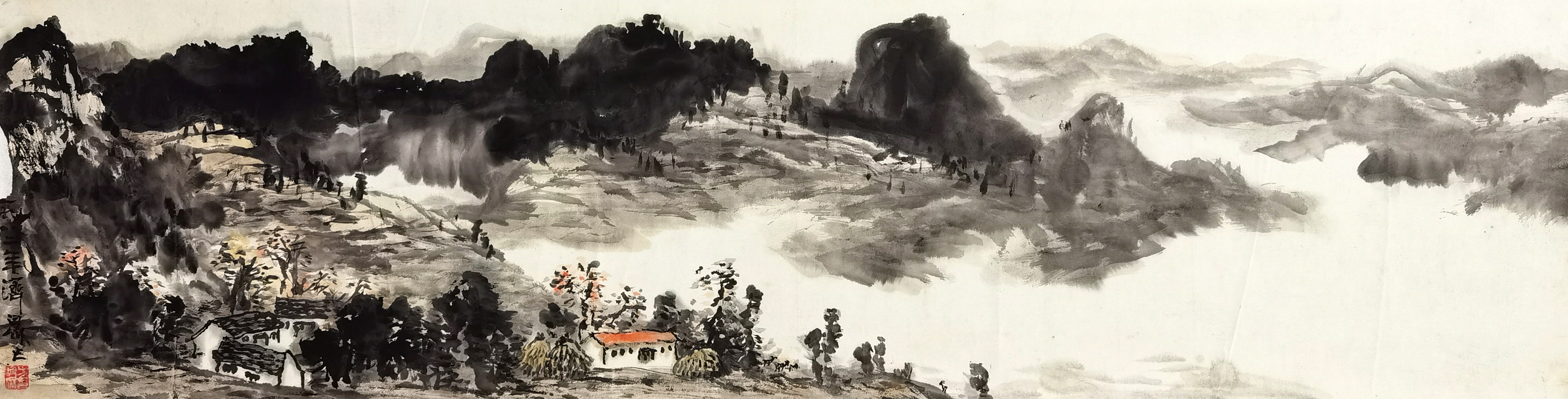 方济众     山水