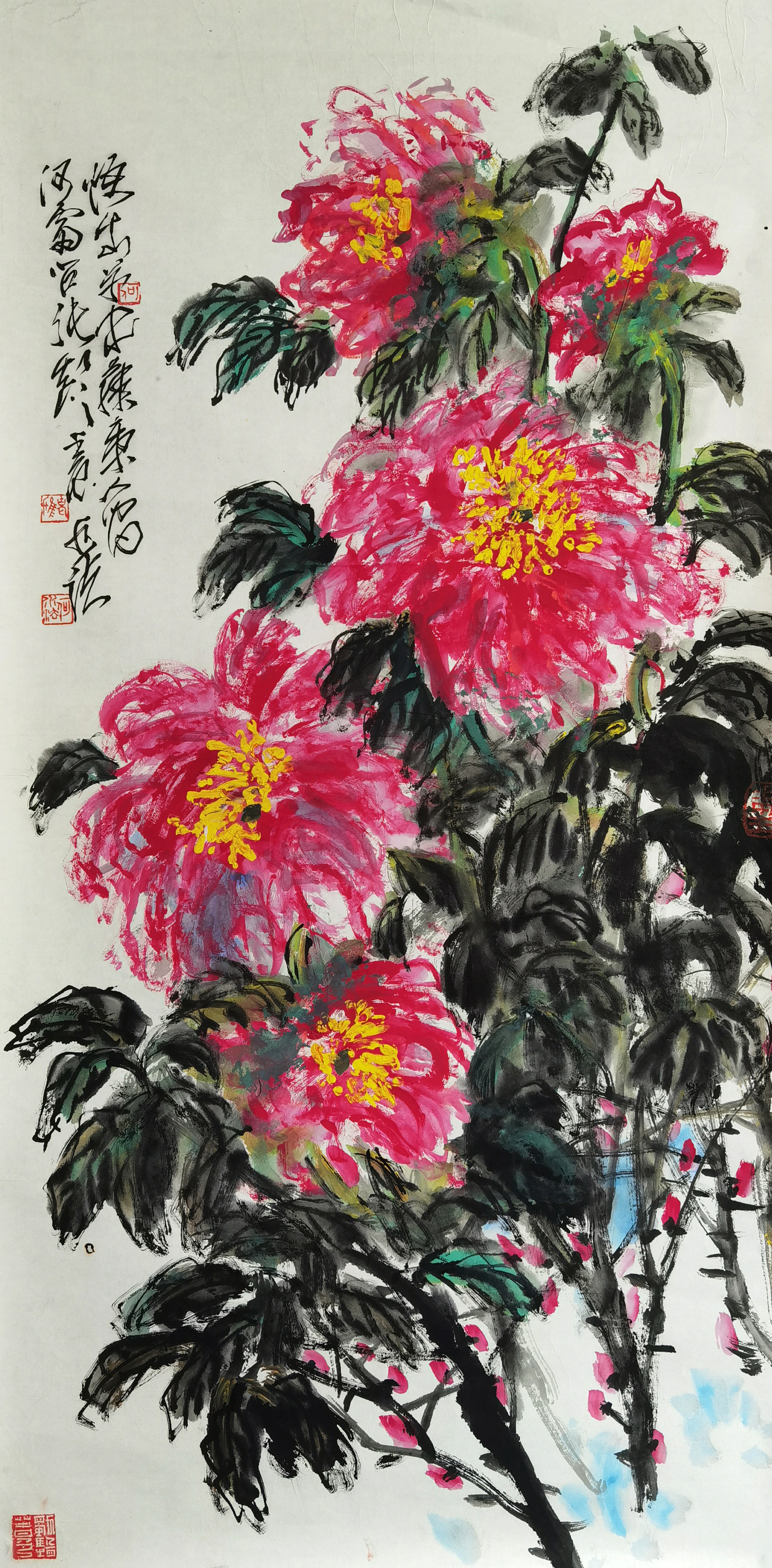 何水法     牡丹