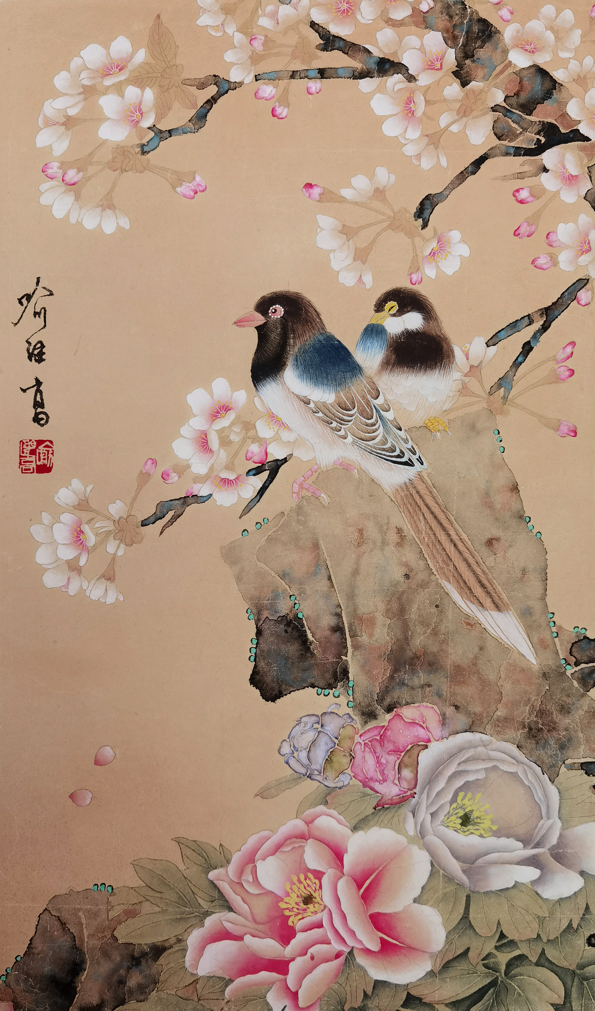 喻继高     工笔花鸟