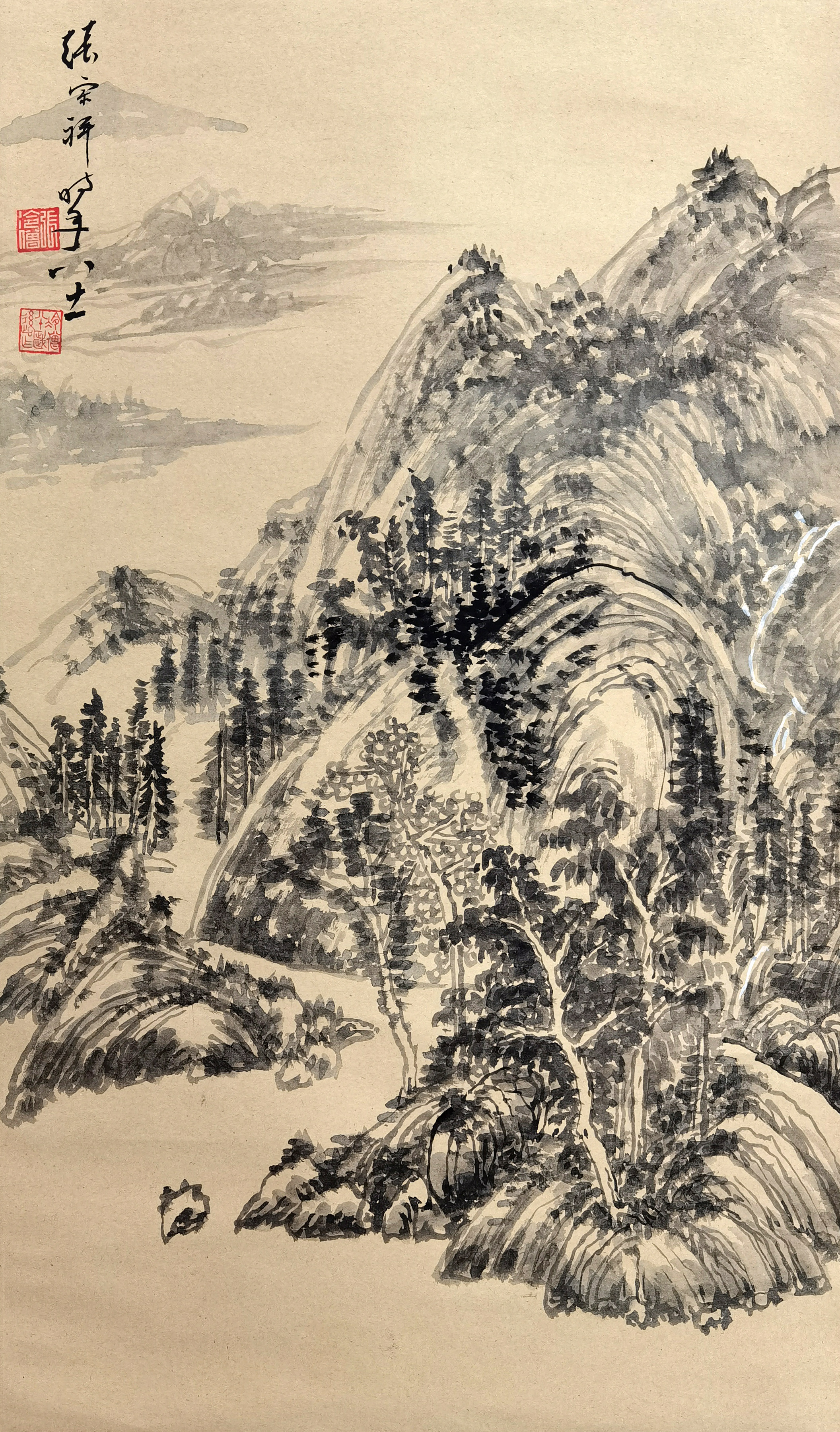 张宗祥     山水