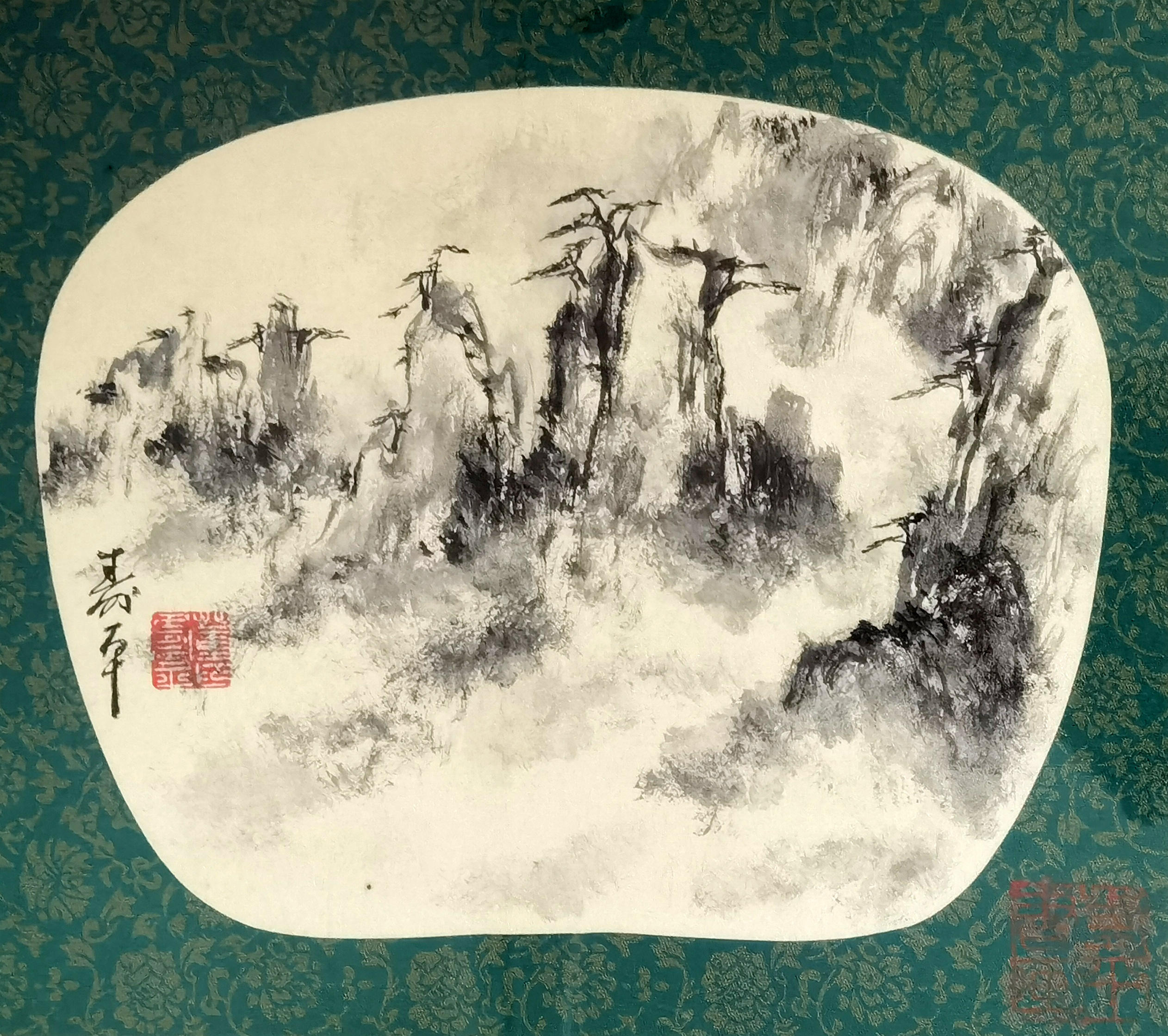 董寿平     山水