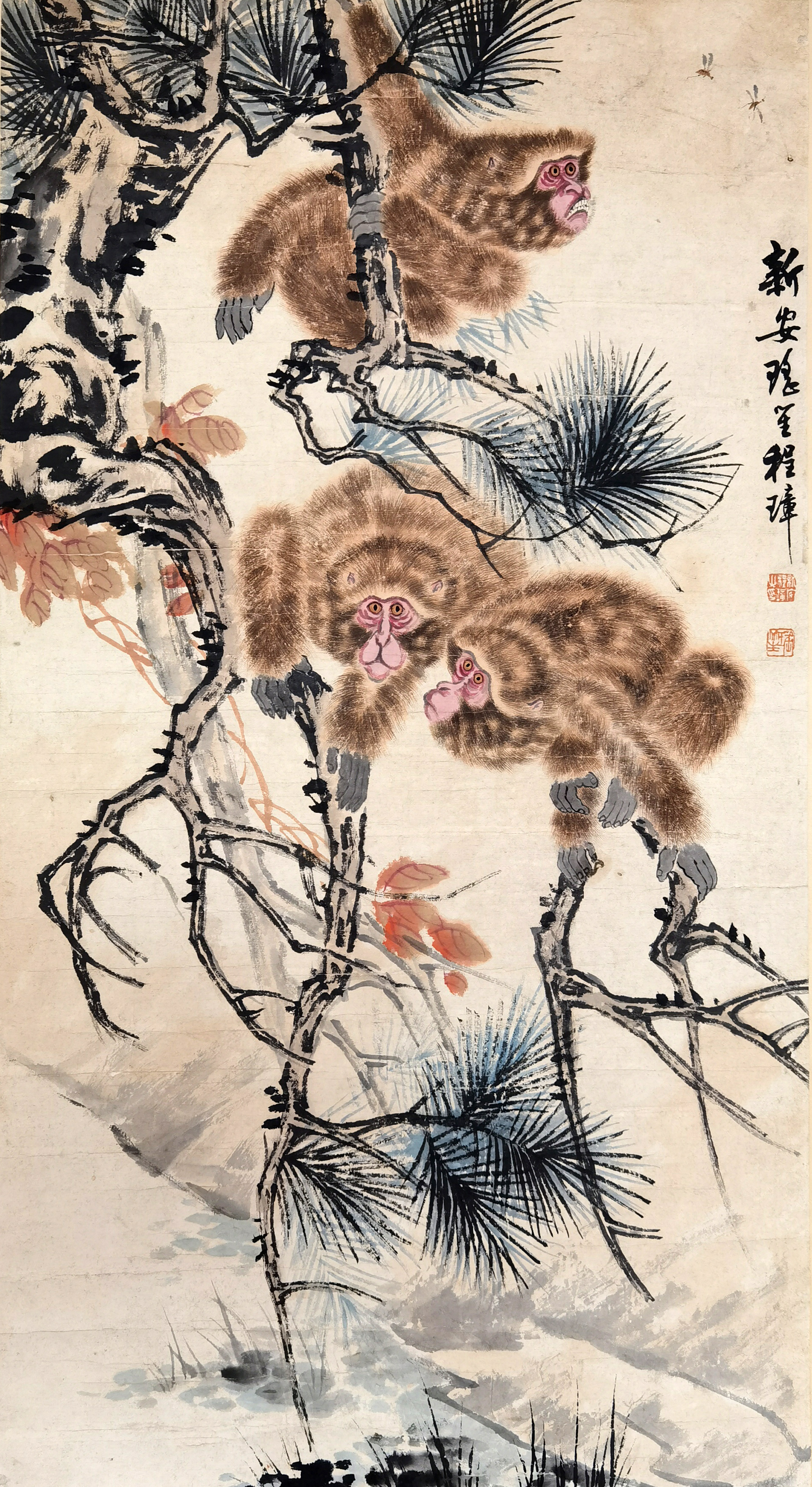 程璋     松猴图