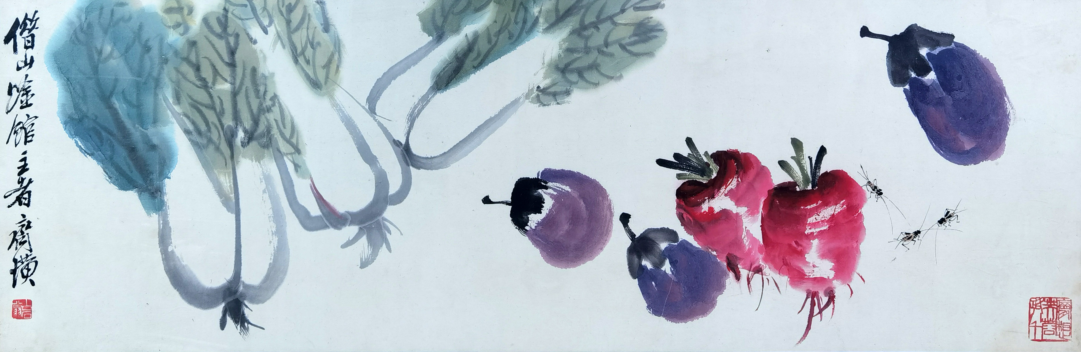 齐白石     蔬菜图