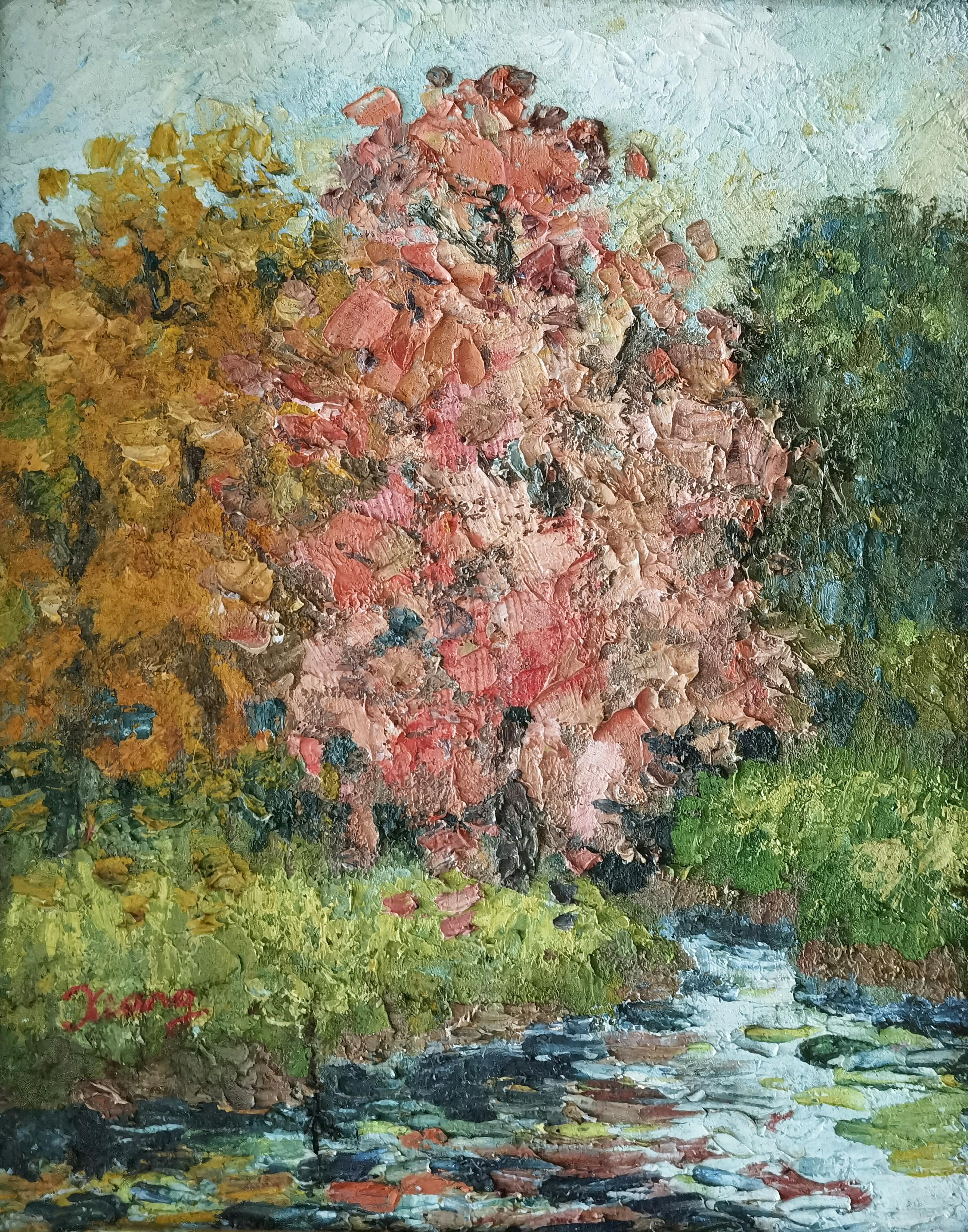 庞薰琹     风景 油画