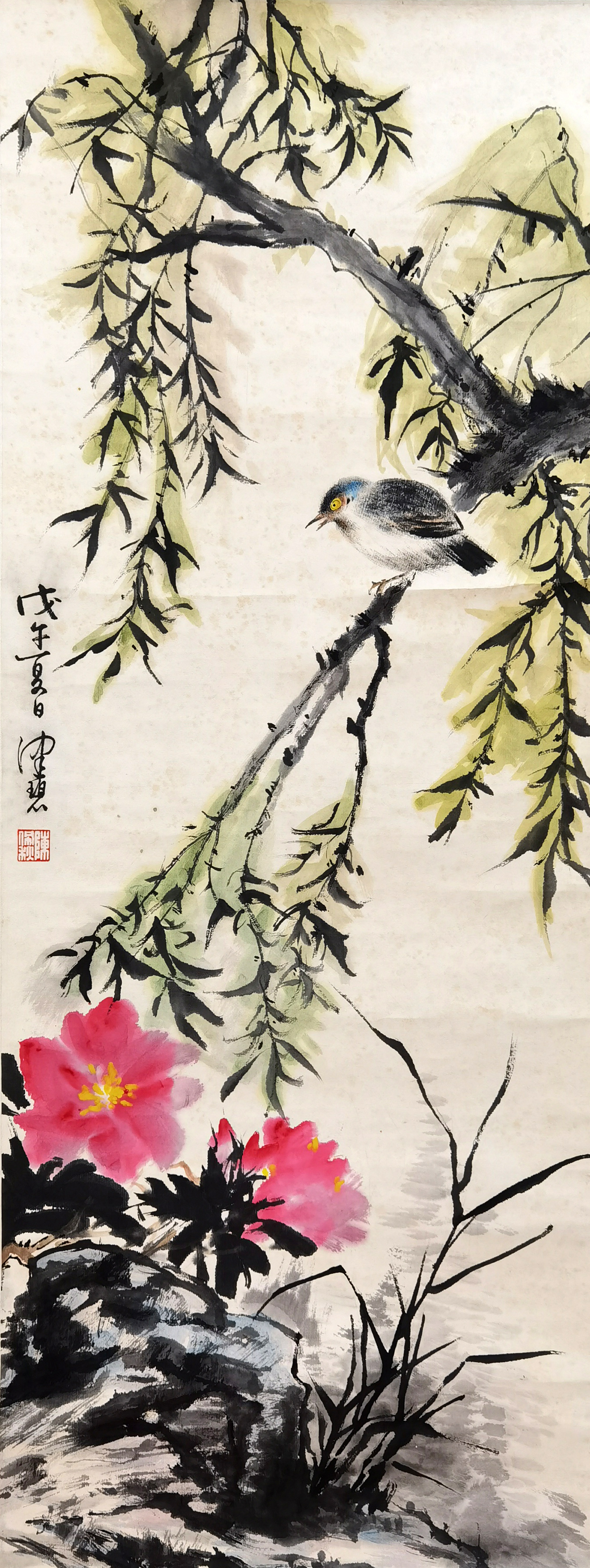 陈佩秋     花鸟