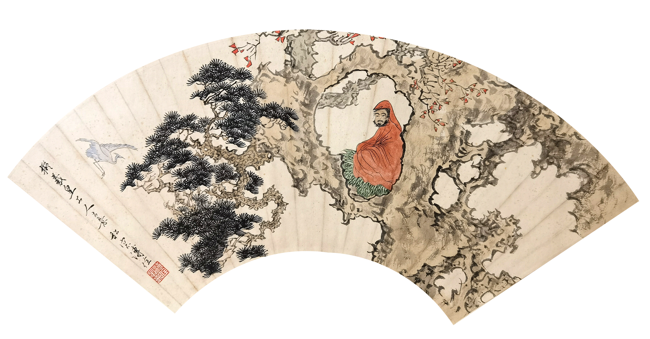 溥佺     松石达摩