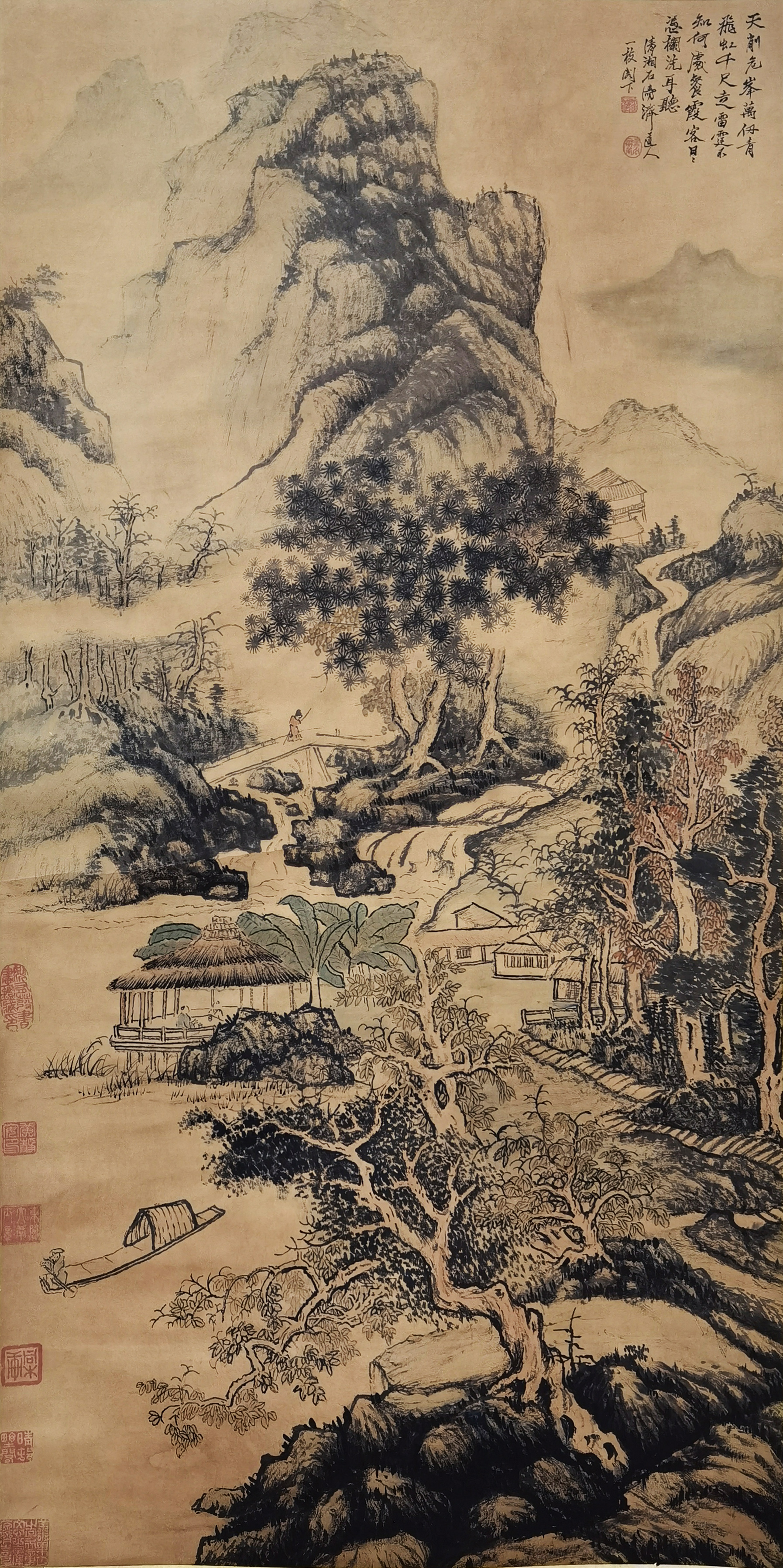 石涛     山水人物