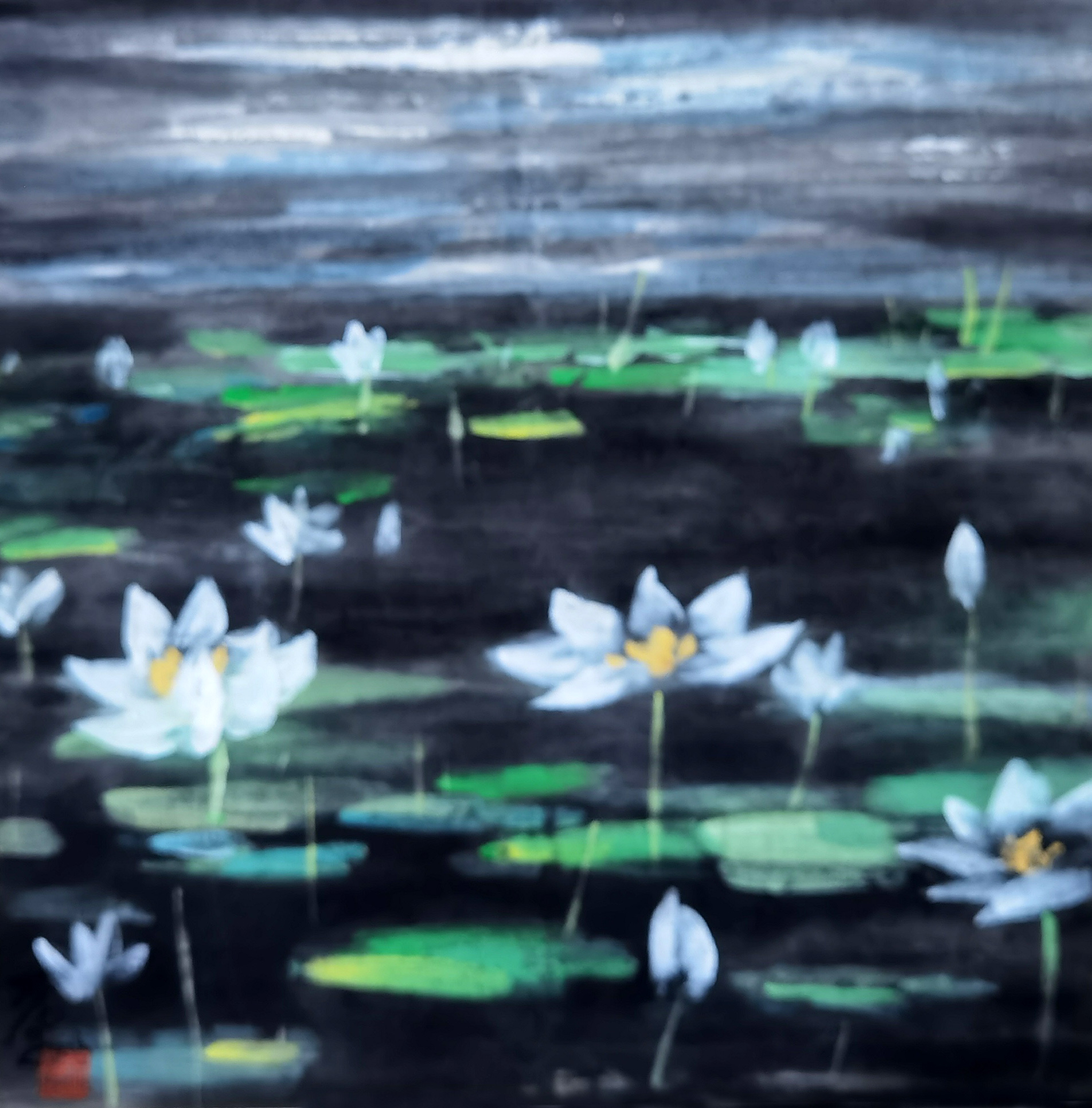 林风眠     荷塘