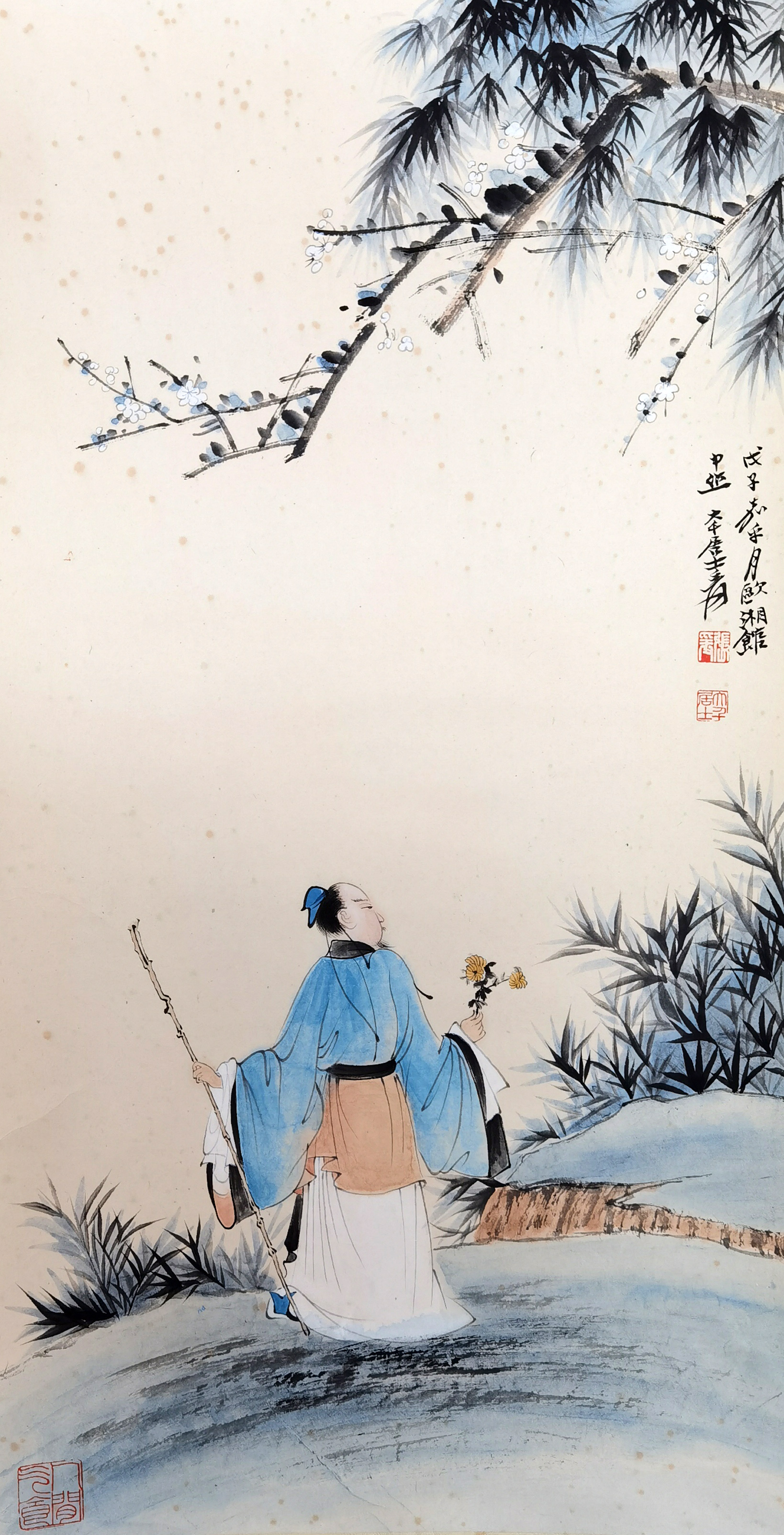 张大千     山水人物