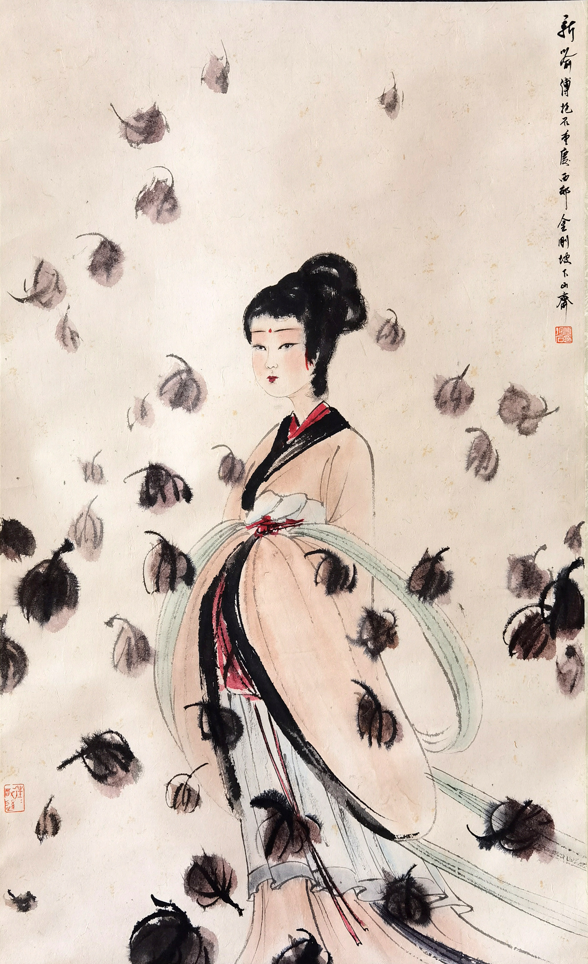 傅抱石     湘夫人