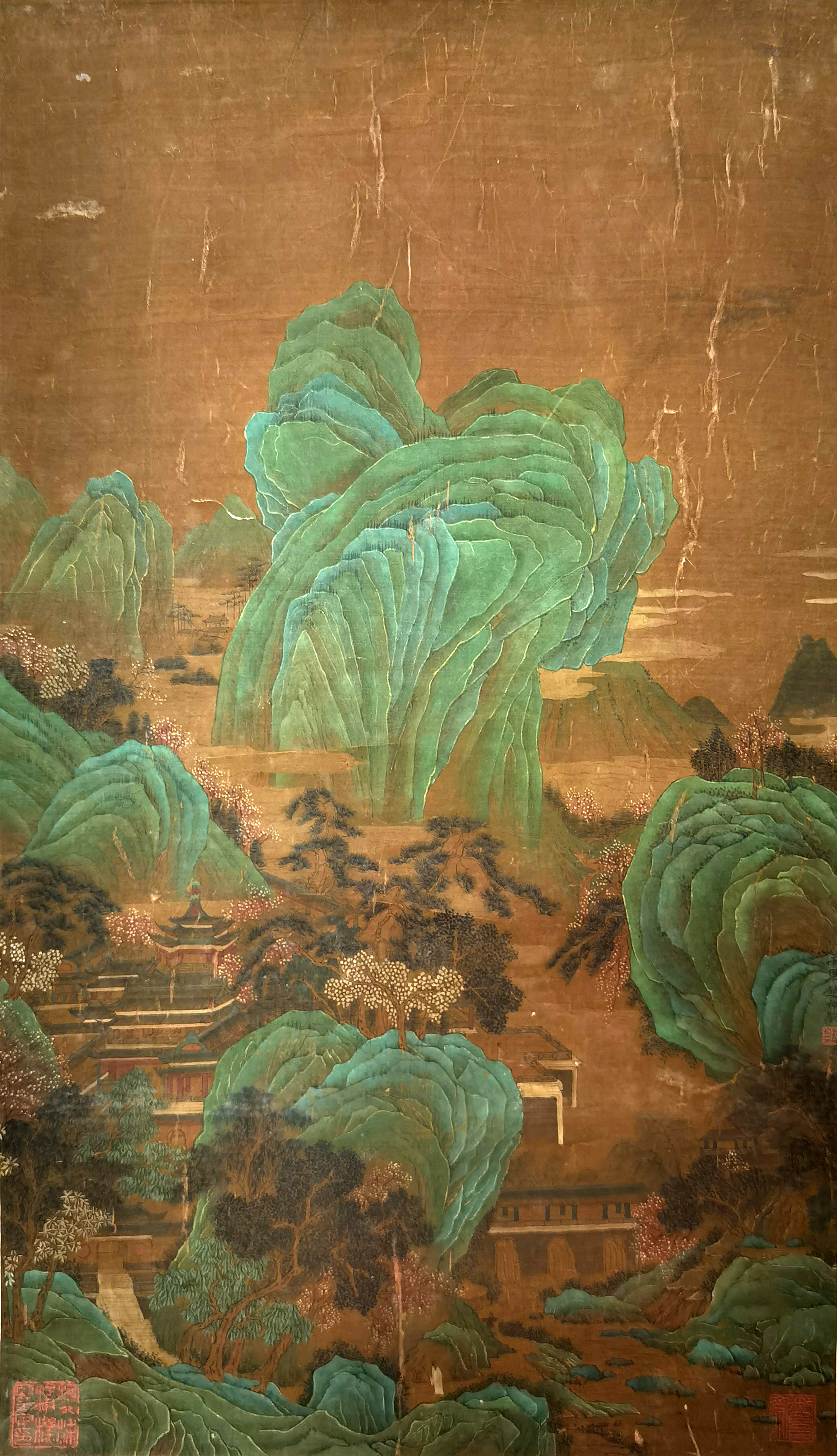 张伯驹      山水