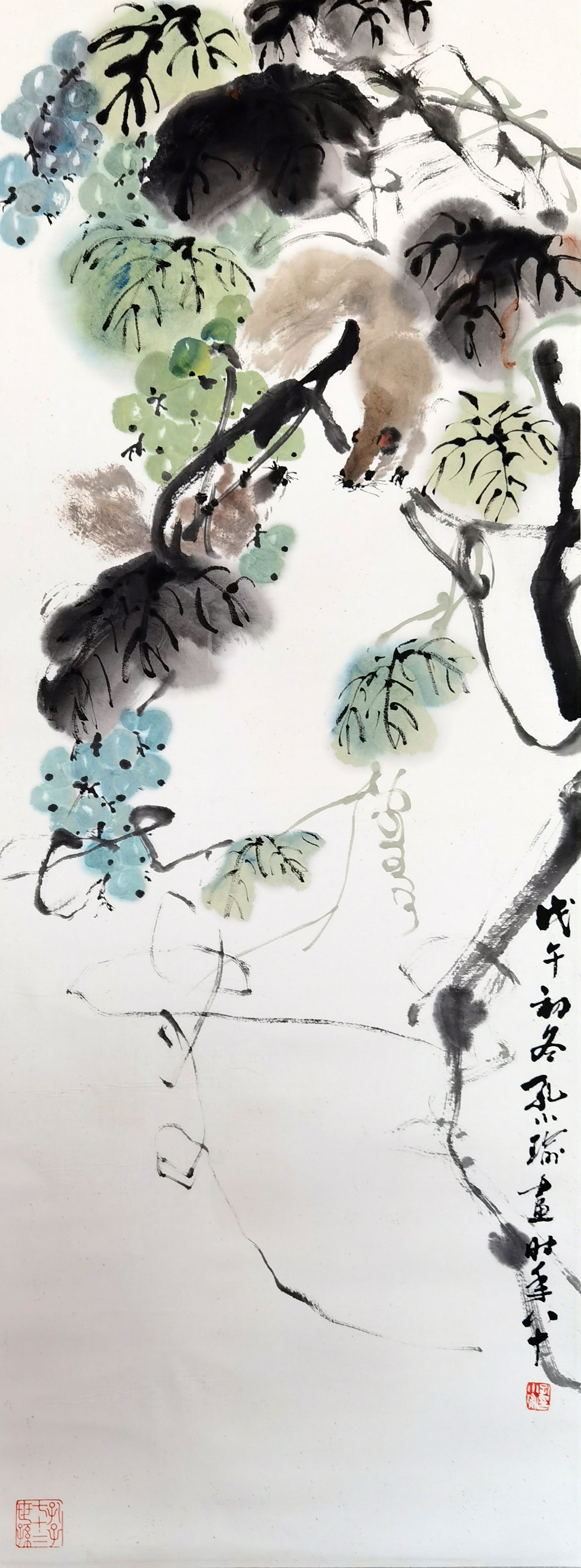 孔小瑜     松鼠葡萄