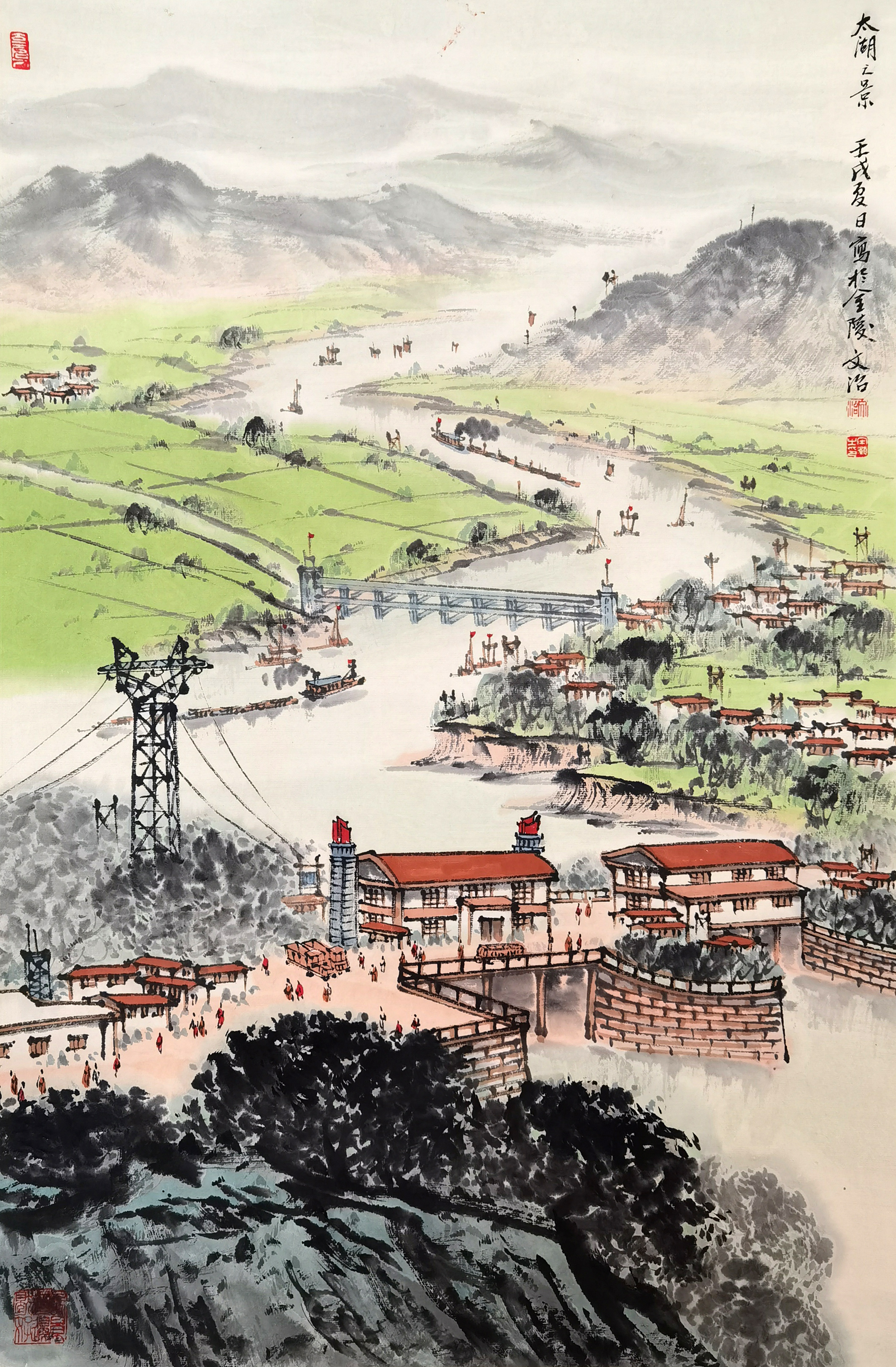 宋文治     太湖之景