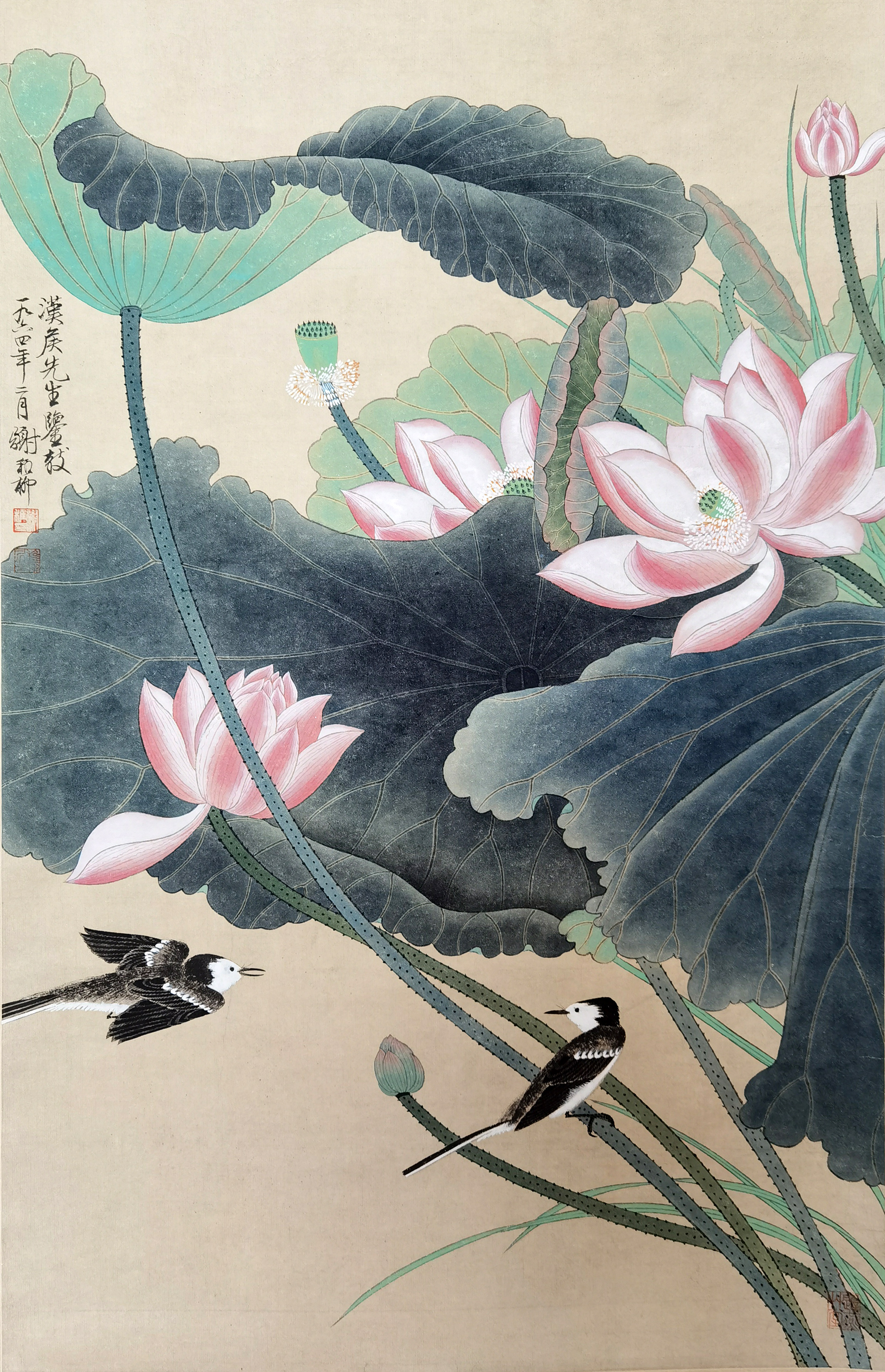 谢稚柳     花鸟