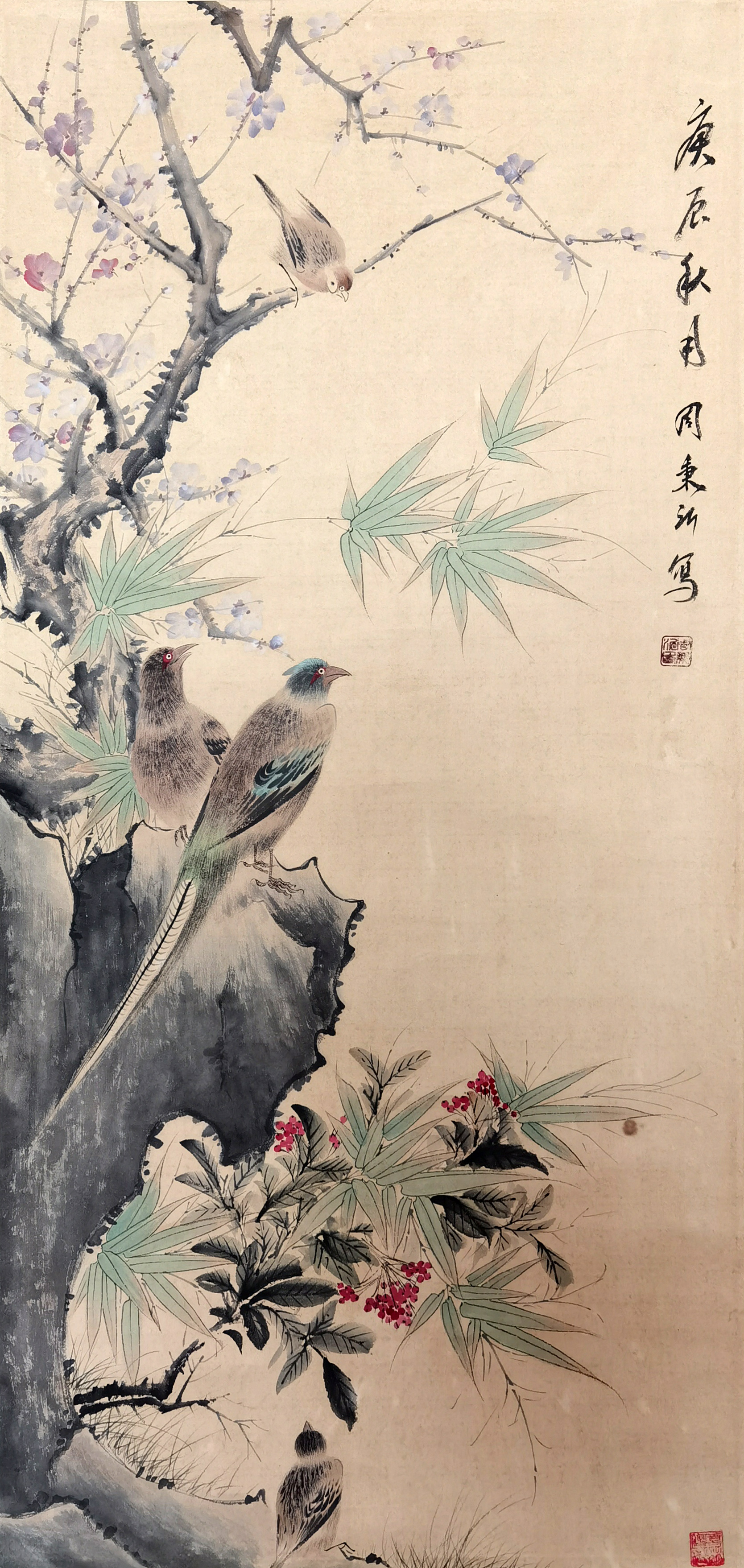 周秉沂     花鸟