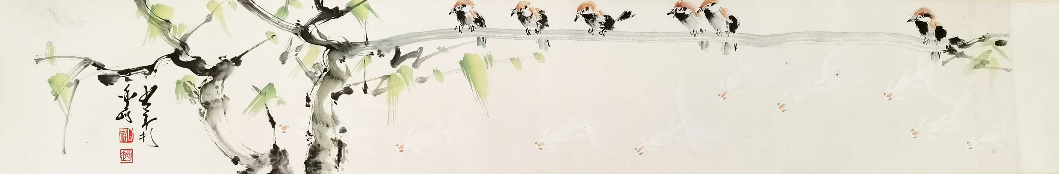 赵少昂     花鸟卷