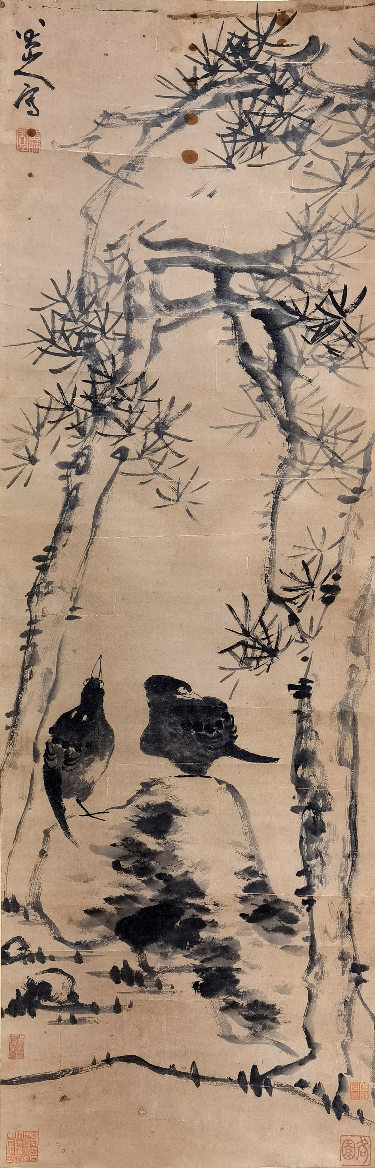 八大山人      松鹰图