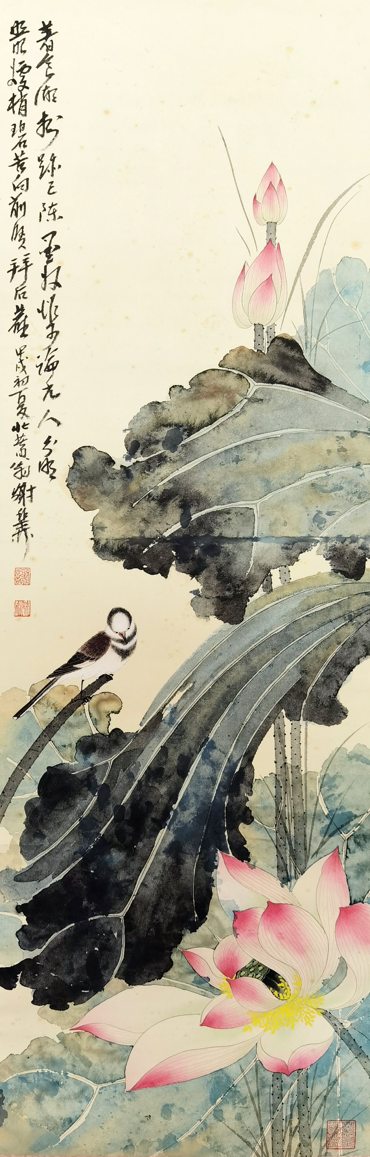 谢稚柳     花鸟