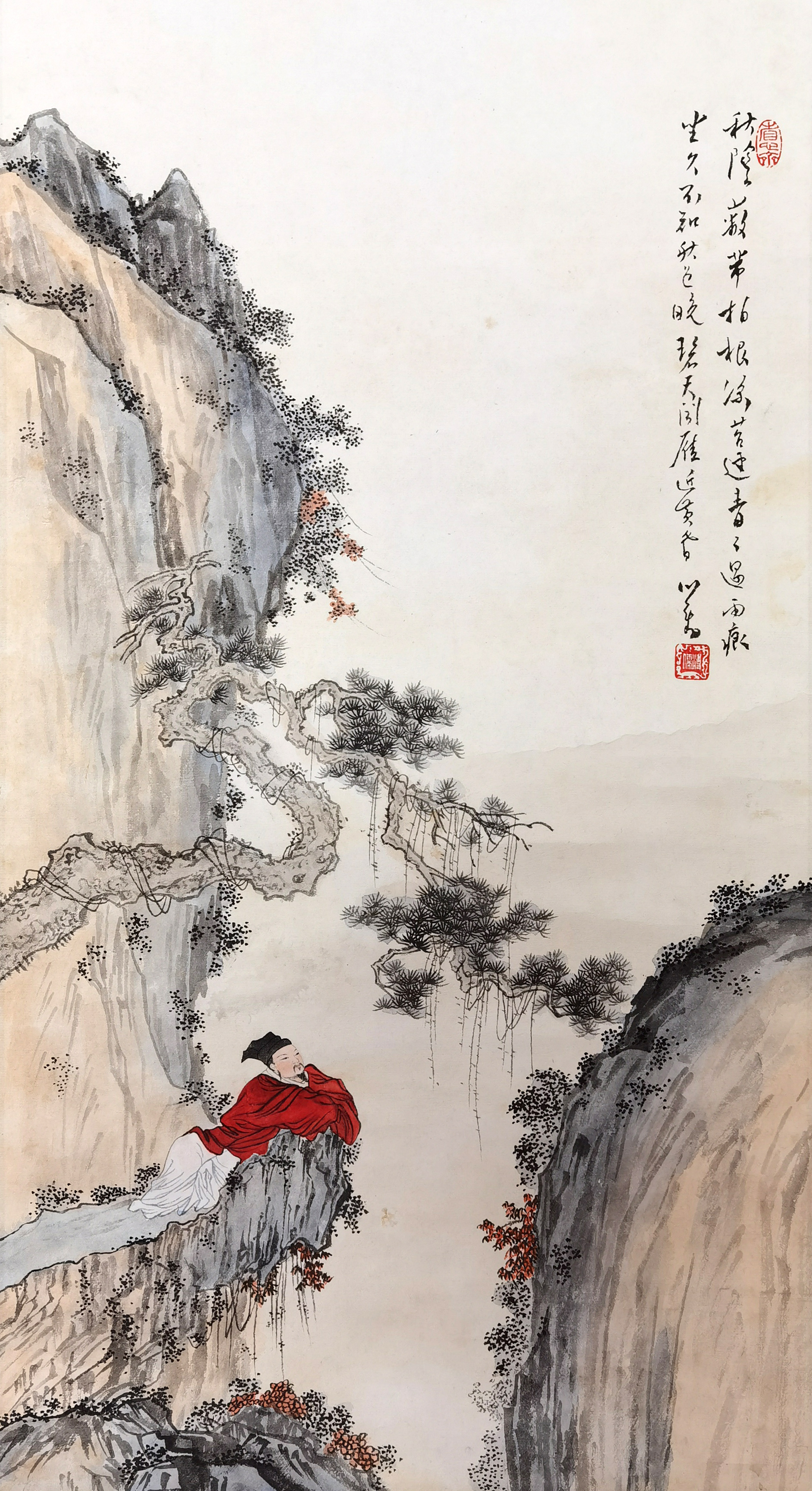 溥儒     山水人物