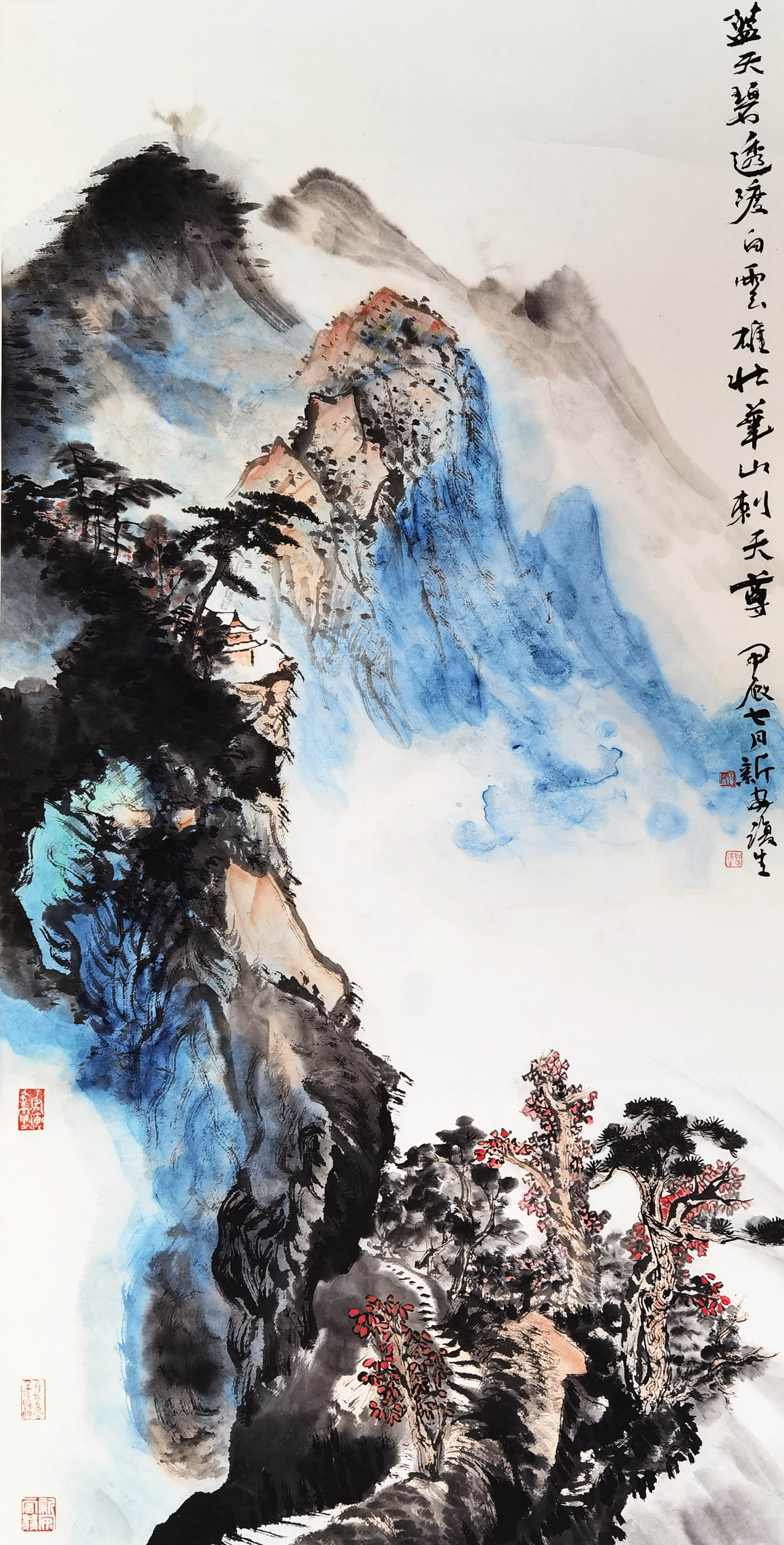 张复生     雄壮华山