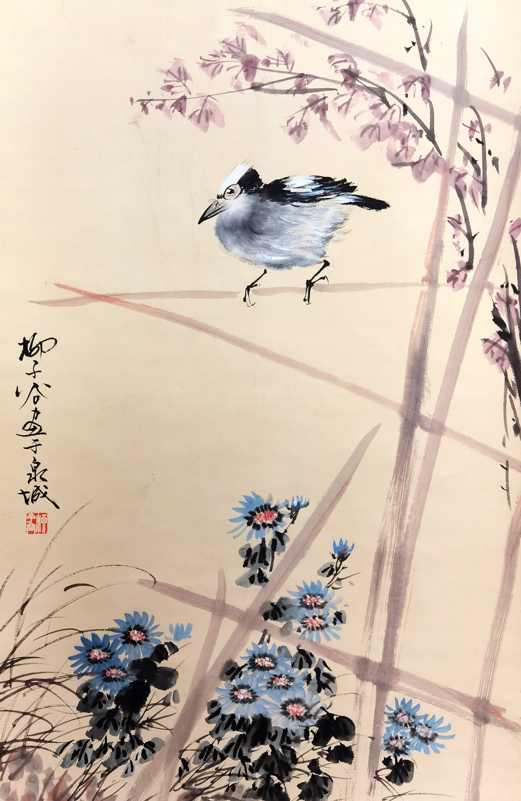 柳子谷     花鸟
