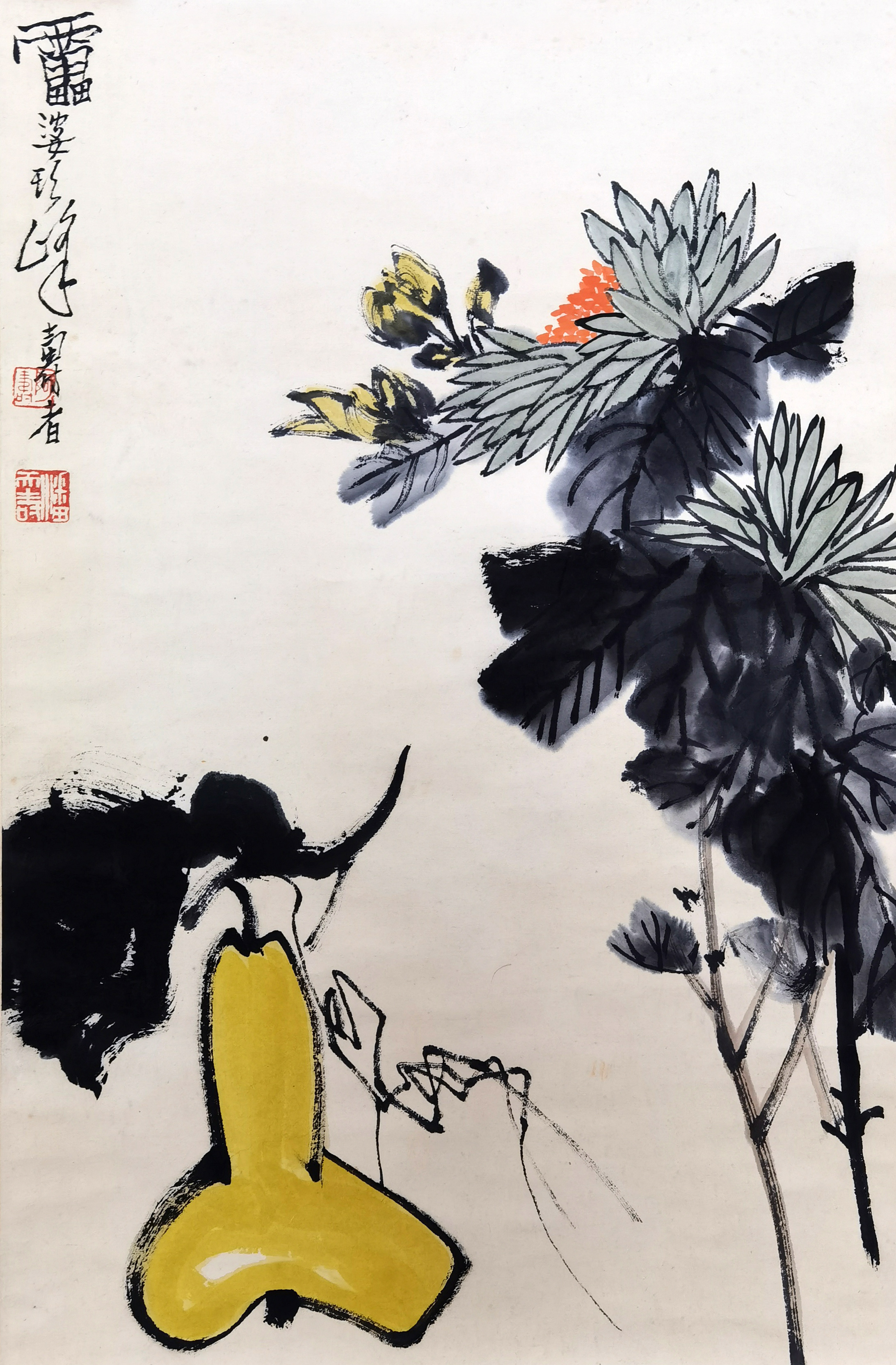 潘天寿     花卉