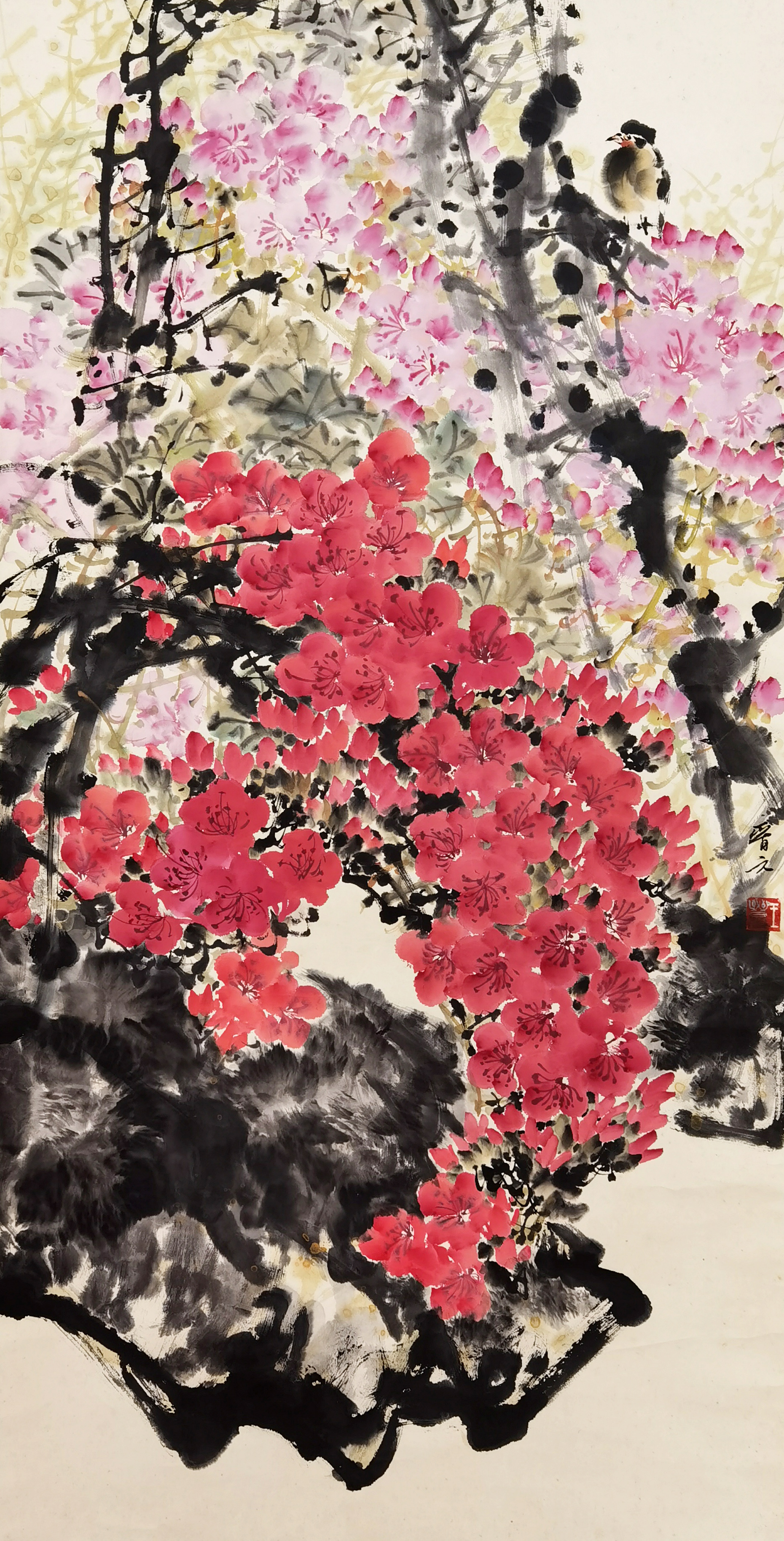 王晋元     花鸟