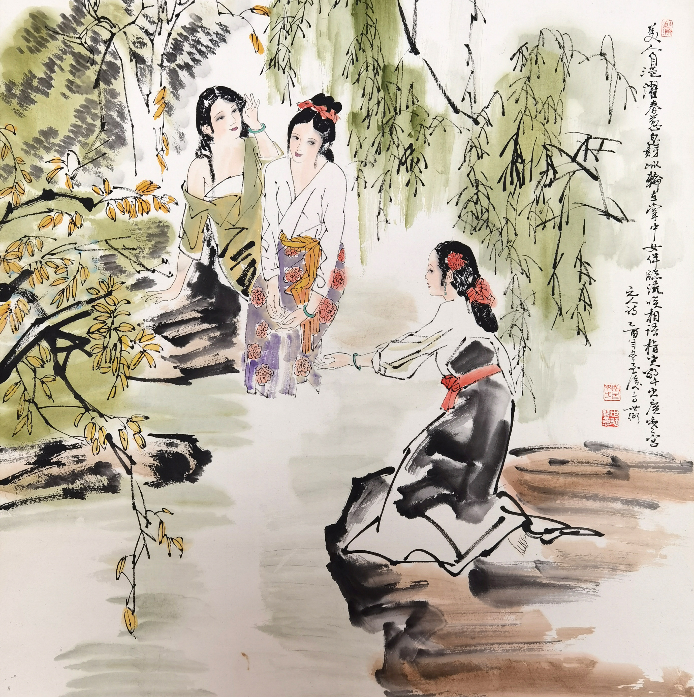 丁世弼　     美人图