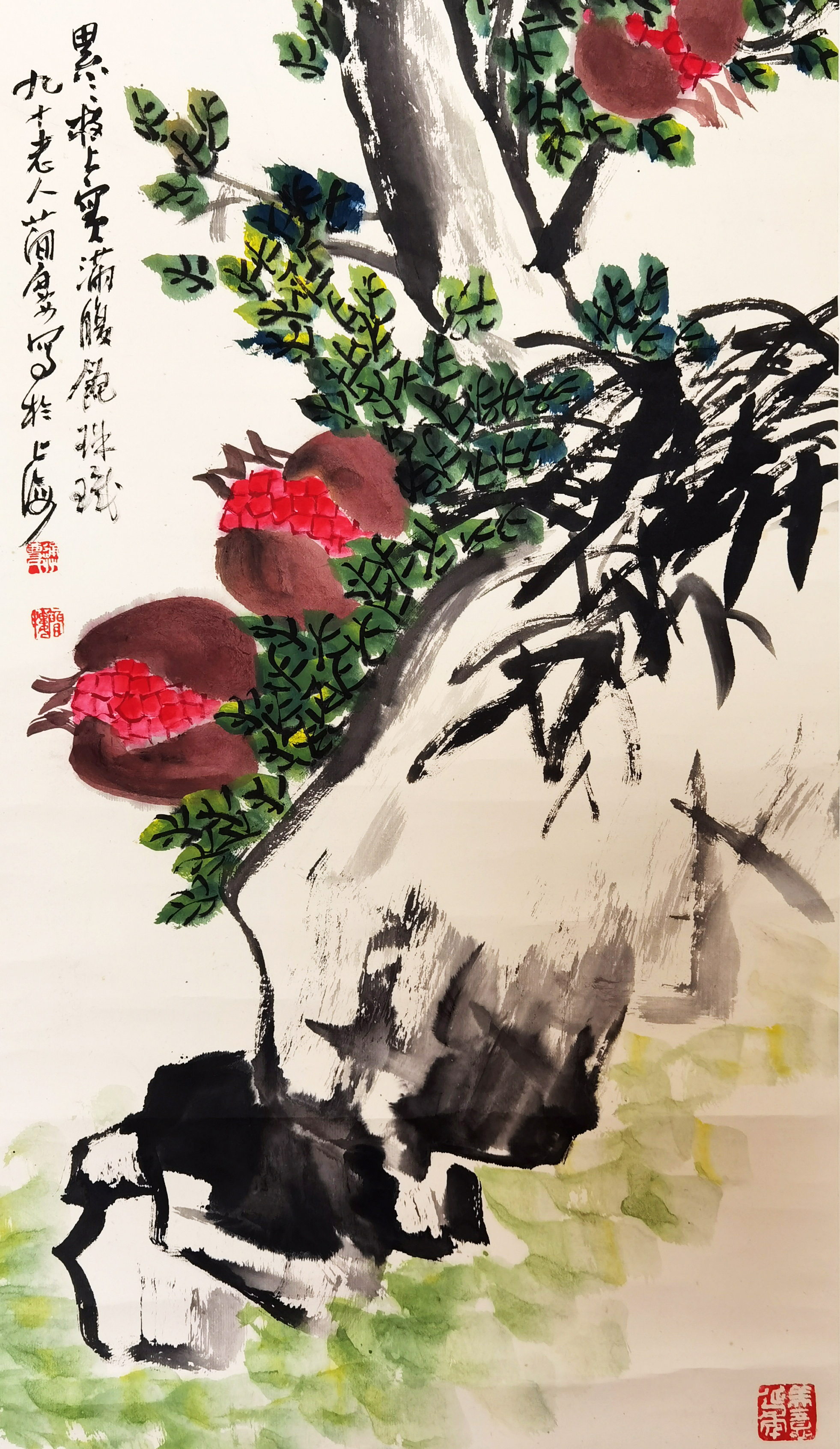 曹简楼     石榴