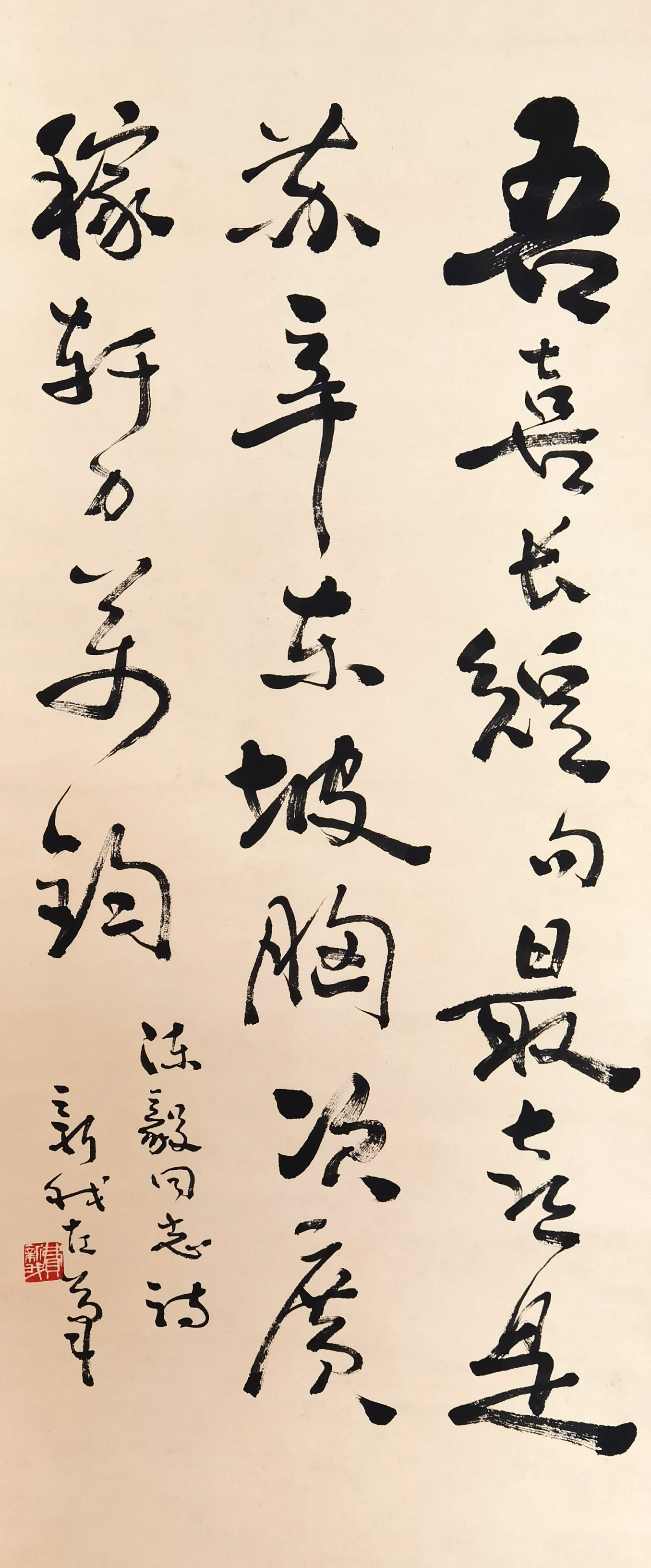 费新我      书法