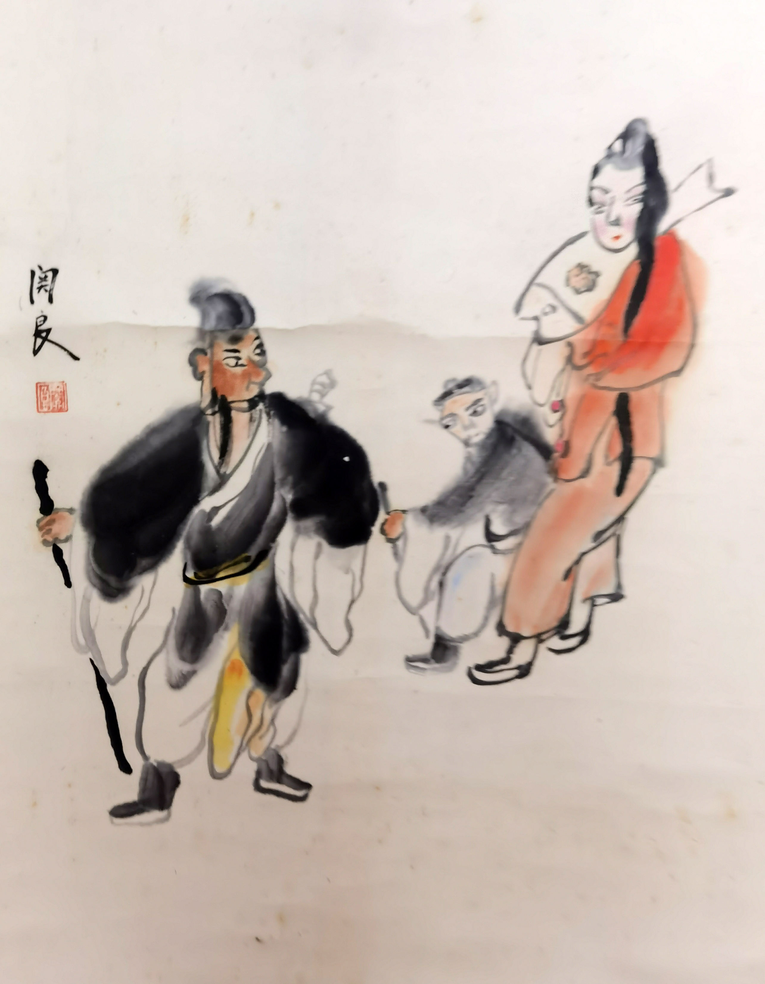 关良     人物